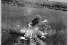 Exploding merchant during WWII