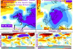Weather forecast anomalies in winter