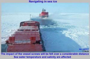 Navigating in Sea Ice