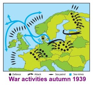 War activities in the autumn of 1939