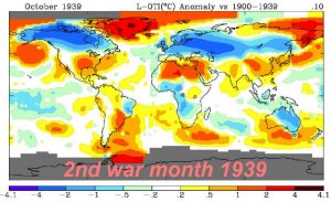 Temperature anomaly situation from 2nd war month in 1939