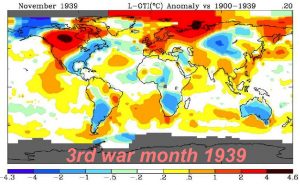 Temperature anomaly situation from 3rd war month in 1939