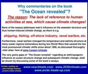 Why commentaries on the book ,,The Ocean revealed"?